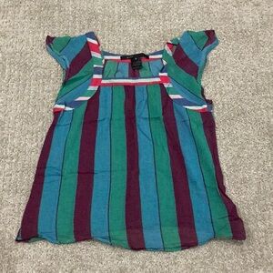 Marc Jacobs Multicolor Striped Top